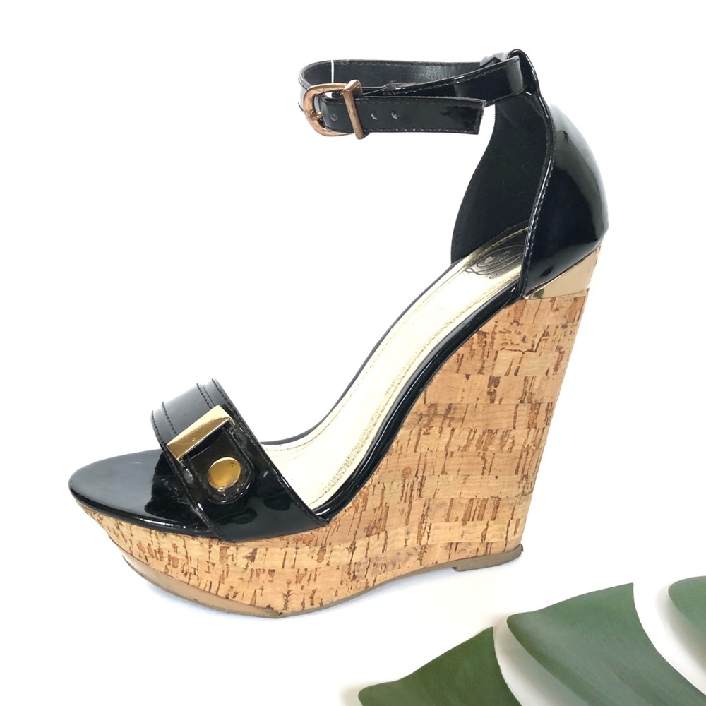 Black and Gold Wedges